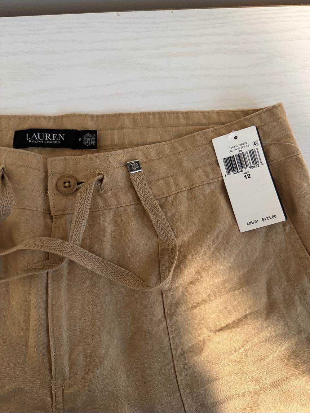 Ralph Lauren Linen Wide Leg Pants